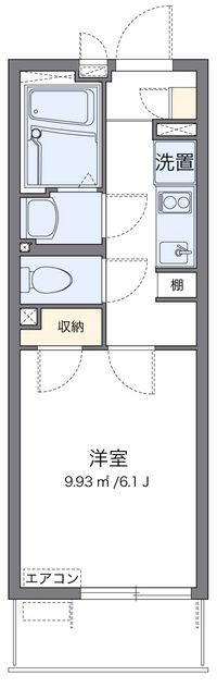 クレイノうたり 間取り図