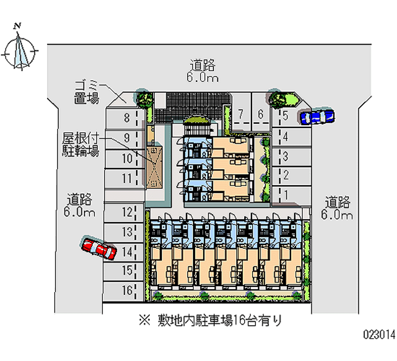 23014 Monthly parking lot