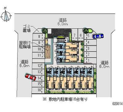 23014 Monthly parking lot