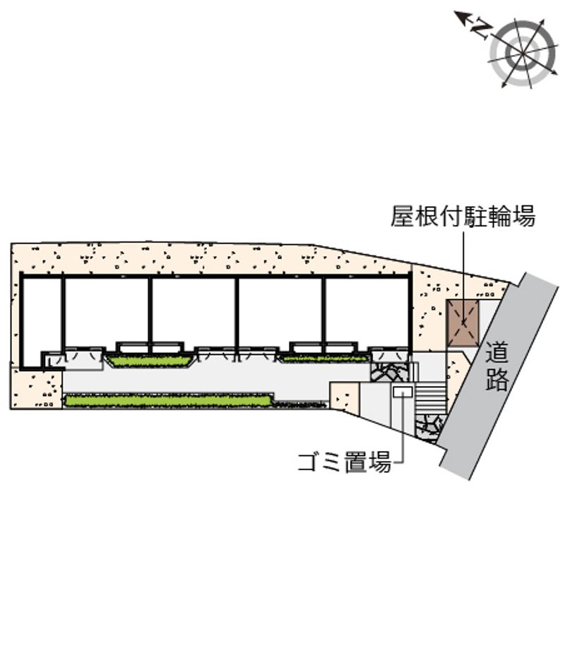 クレイノＦＵＪＩＭＡＴＳＵ 配置図