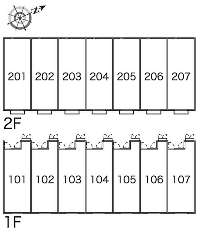 レオネクストタキシード 間取配置図