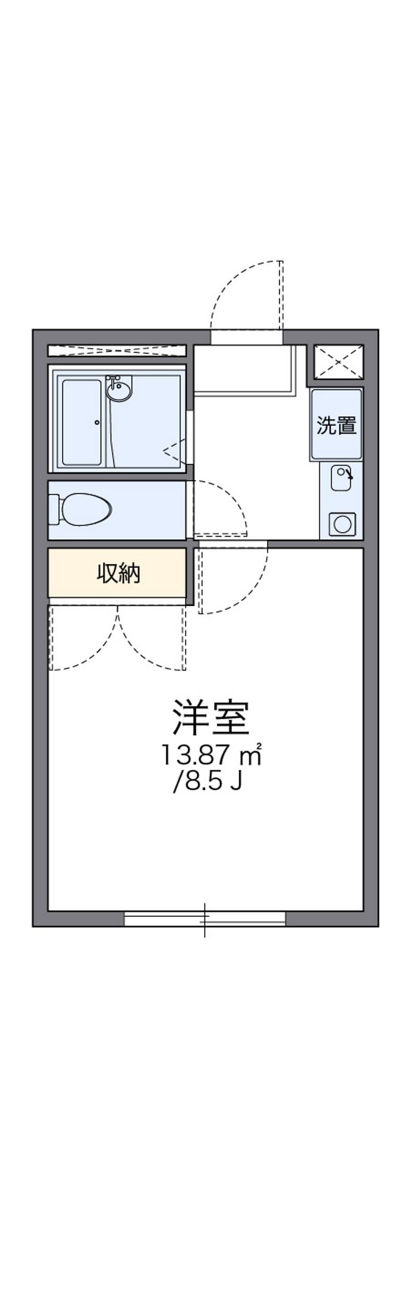 レオパレスしおかぜⅠ 間取図