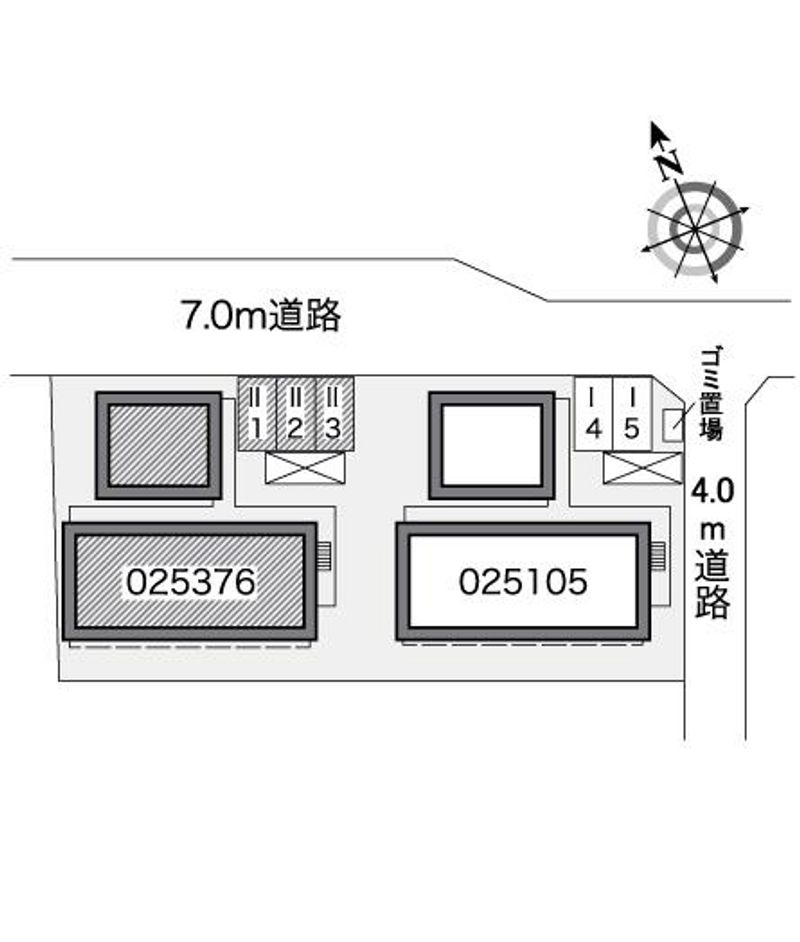レオパレスヴェルドミール　Ⅱ 配置図