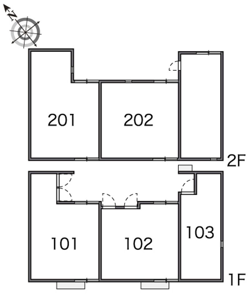 レオネクストエルハイム 間取配置図