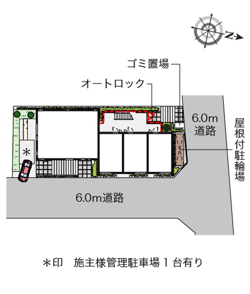 クレイノｋｅｙａｋｉⅢ 配置図