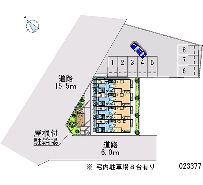 23377月租停車場