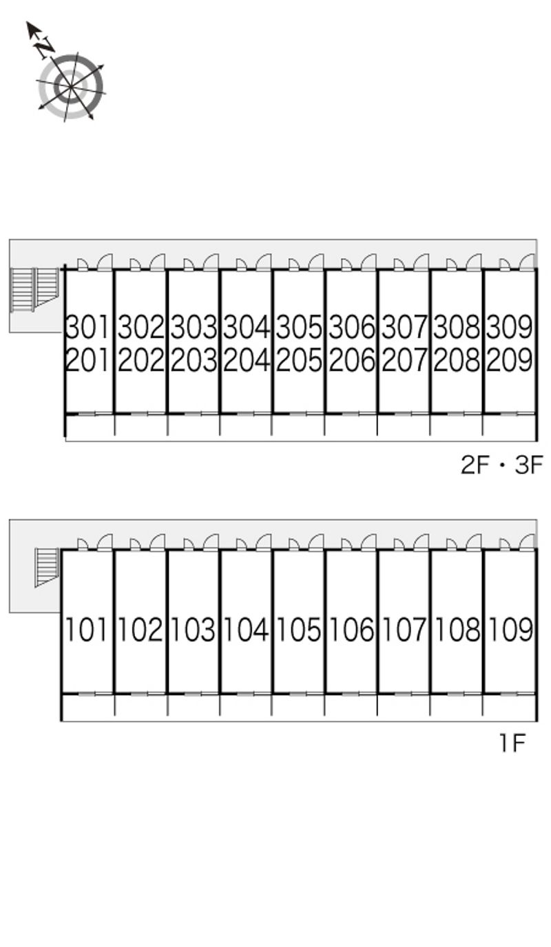 レオパレスＳｈｉｍｉｚｕ　Ⅱ 間取配置図