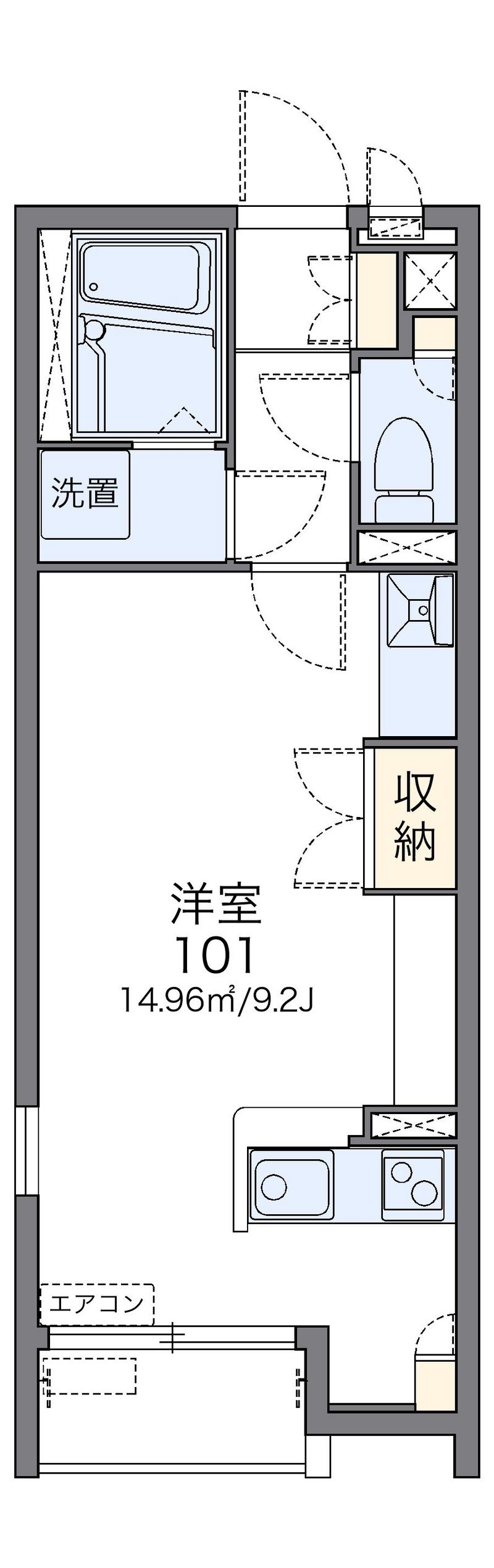 レオネクストガブリエル 間取図