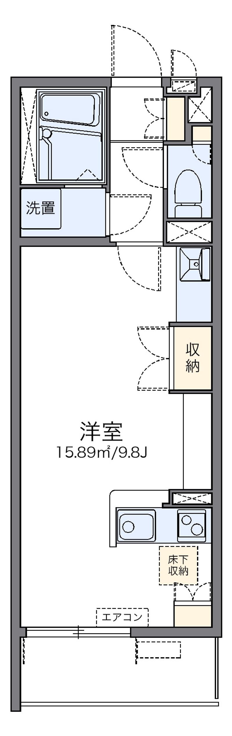 レオネクストＨａｐｐｉｎｅｓｓ 間取図