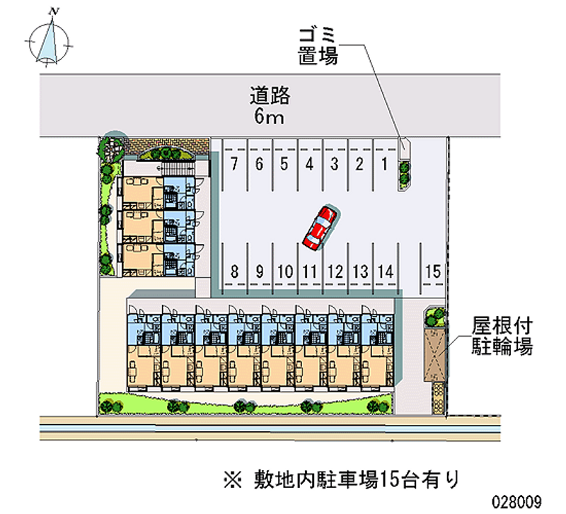 28009 Monthly parking lot