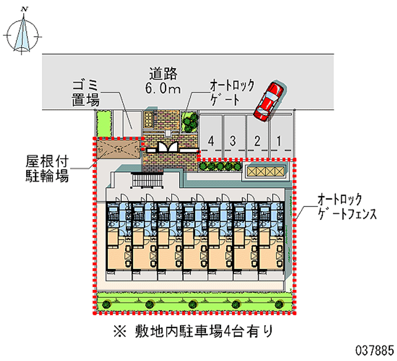 レオパレス天王台 月極駐車場