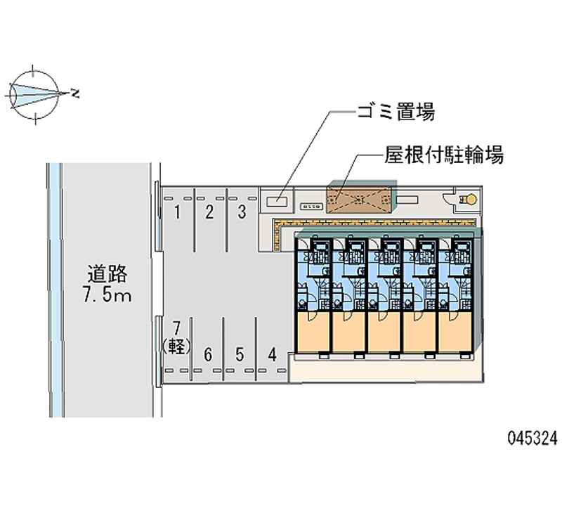 45324 bãi đậu xe hàng tháng