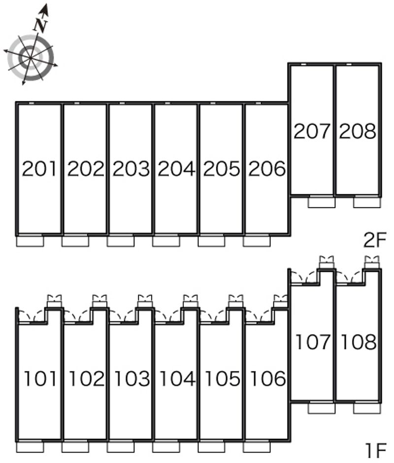レオネクスト日之出 間取配置図