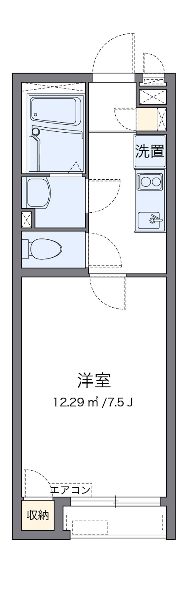 クレイノｇハイム 間取図