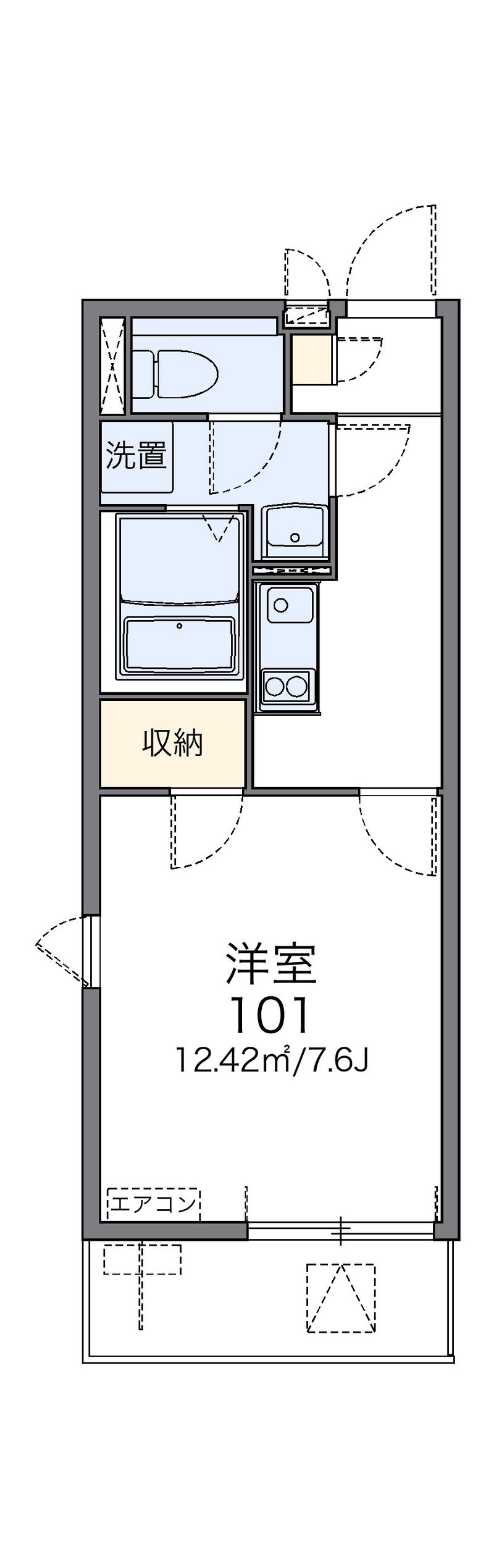 レオネクストオルトシエ 間取図