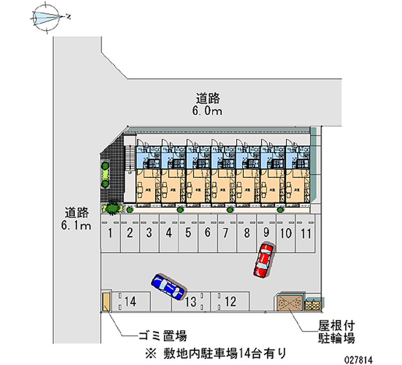 27814月租停車場