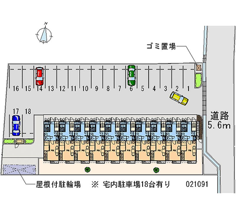 21091月租停車場