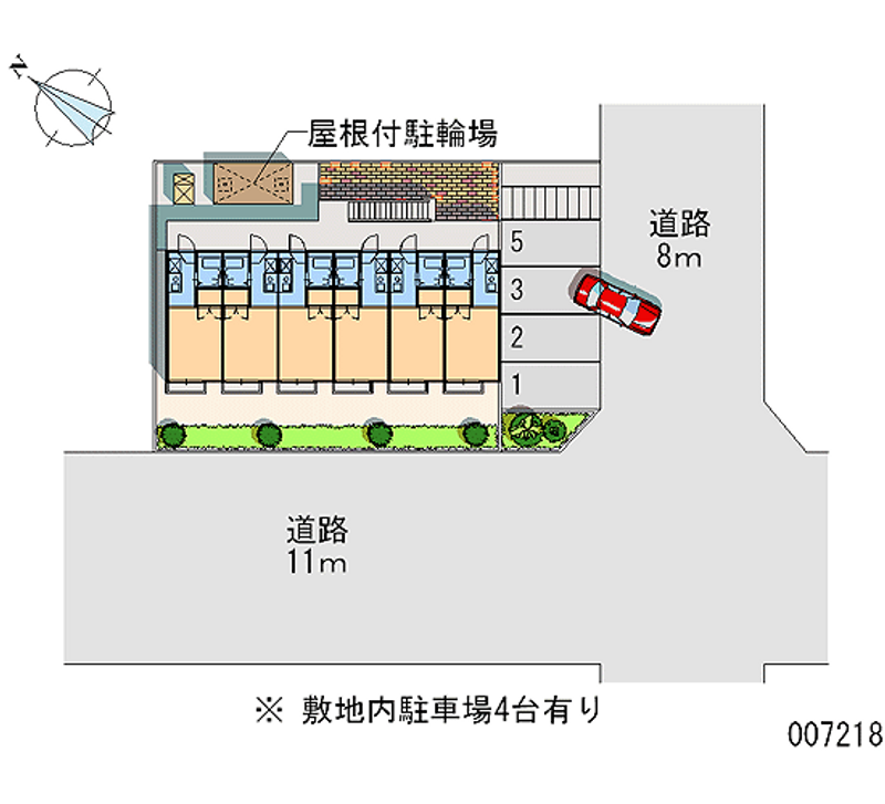 レオパレス社台 区画図