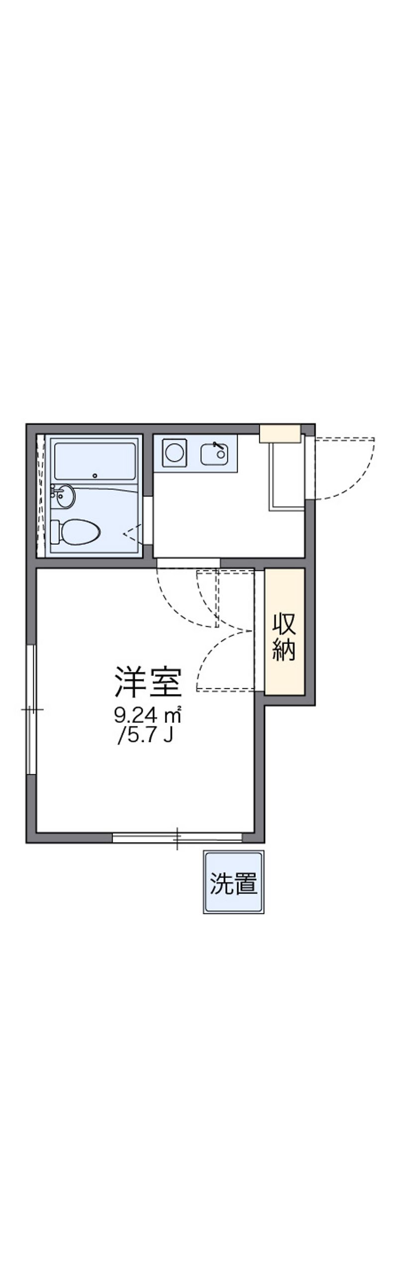 レオパレス上溝第２ 間取図