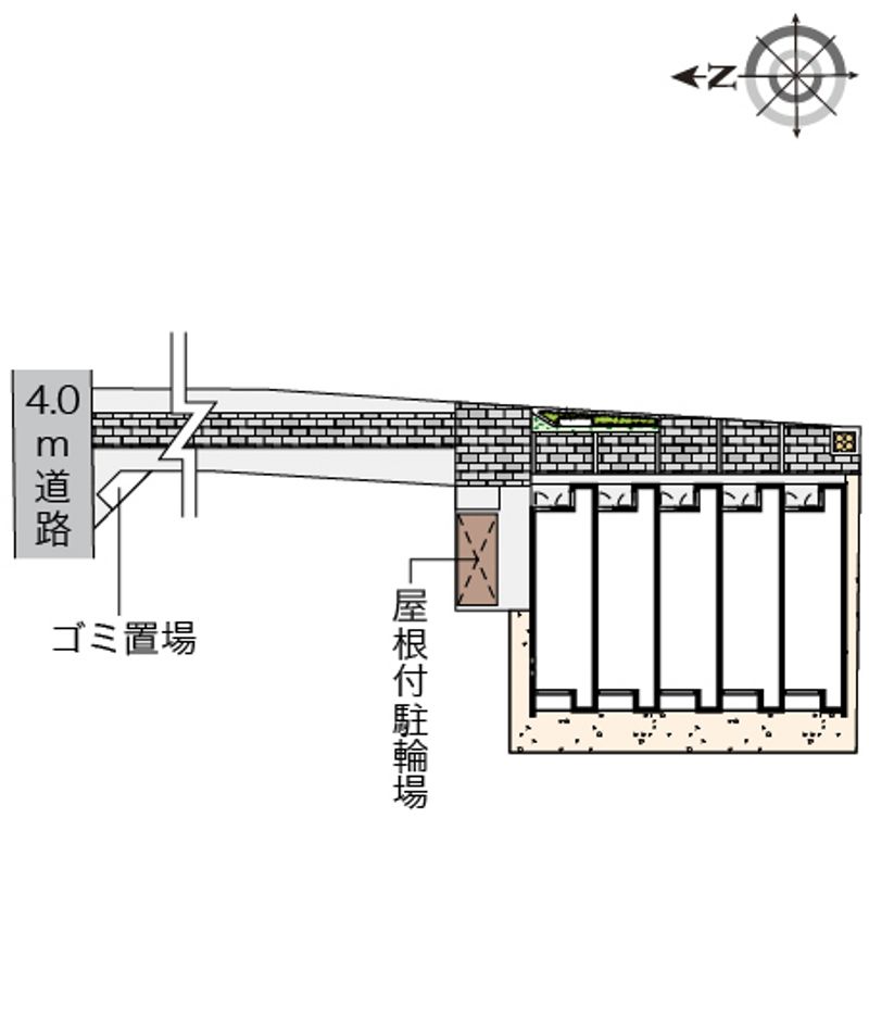 クレイノメゾン　ド　フェリシア 配置図