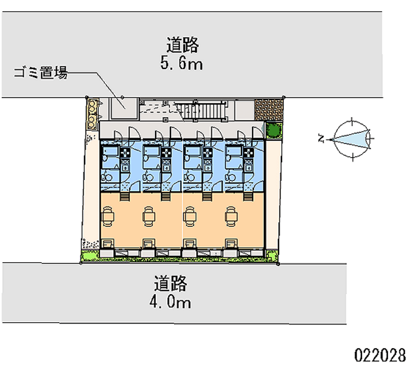 レオパレスプリマス 区画図