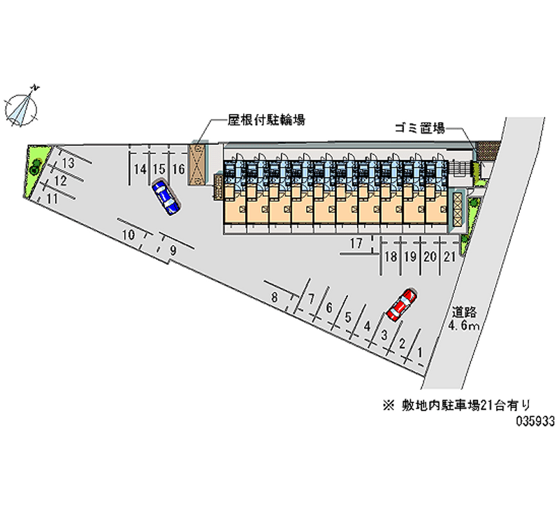 レオパレス千世 月極駐車場