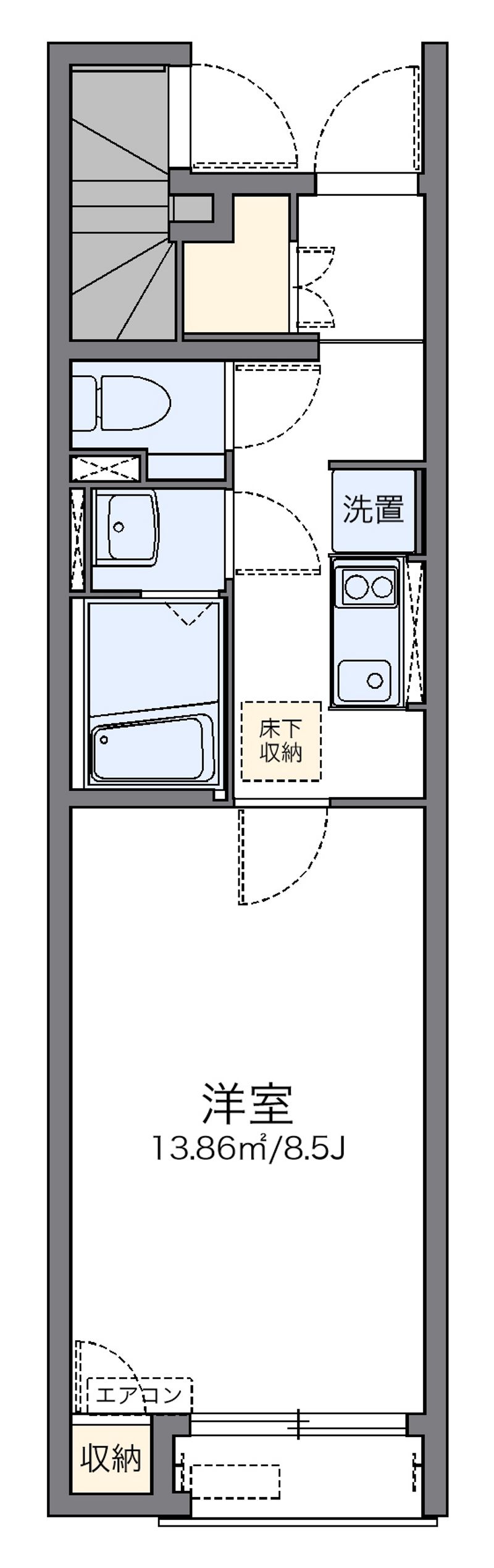 レオネクストＫＡＯＲＵハウス 間取図