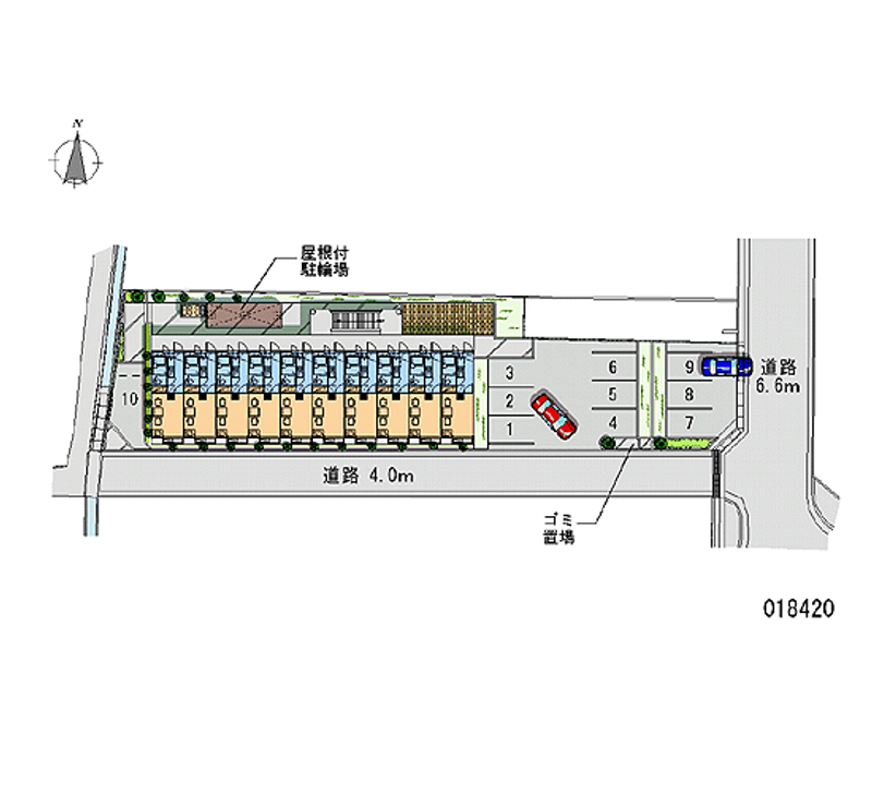 18420月租停车场