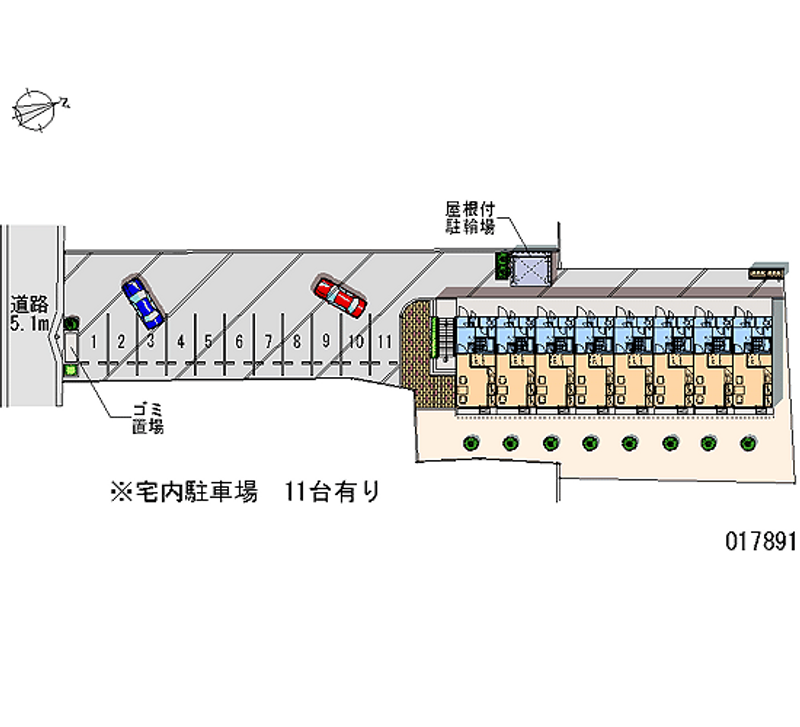 17891 bãi đậu xe hàng tháng