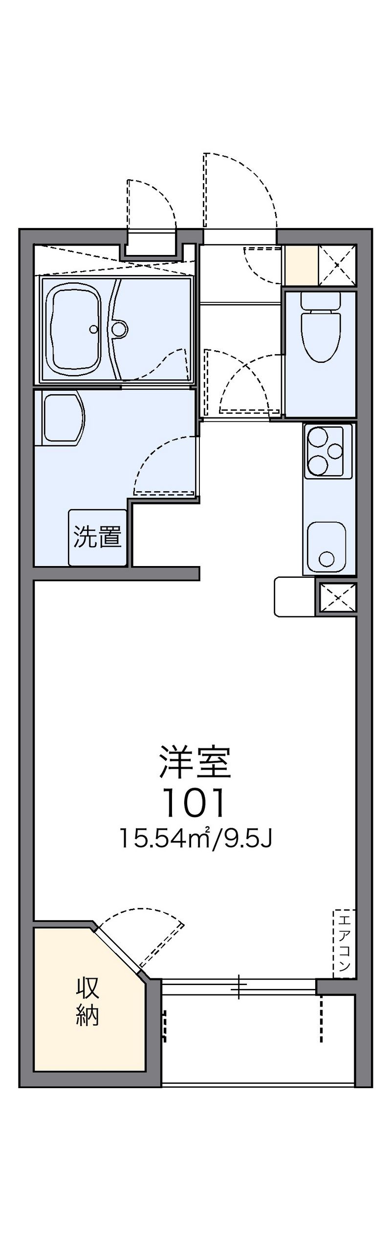 レオネクスト櫻　弐 間取図