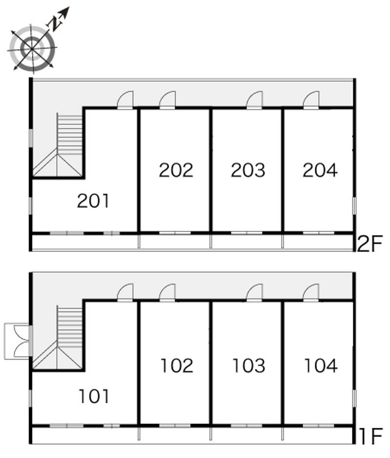 レオパレスドミールＫ 間取配置図