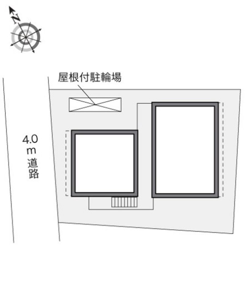 レオパレス谷万成 駐車場