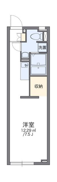 レオパレスアルク笹原Ⅱ 間取り図