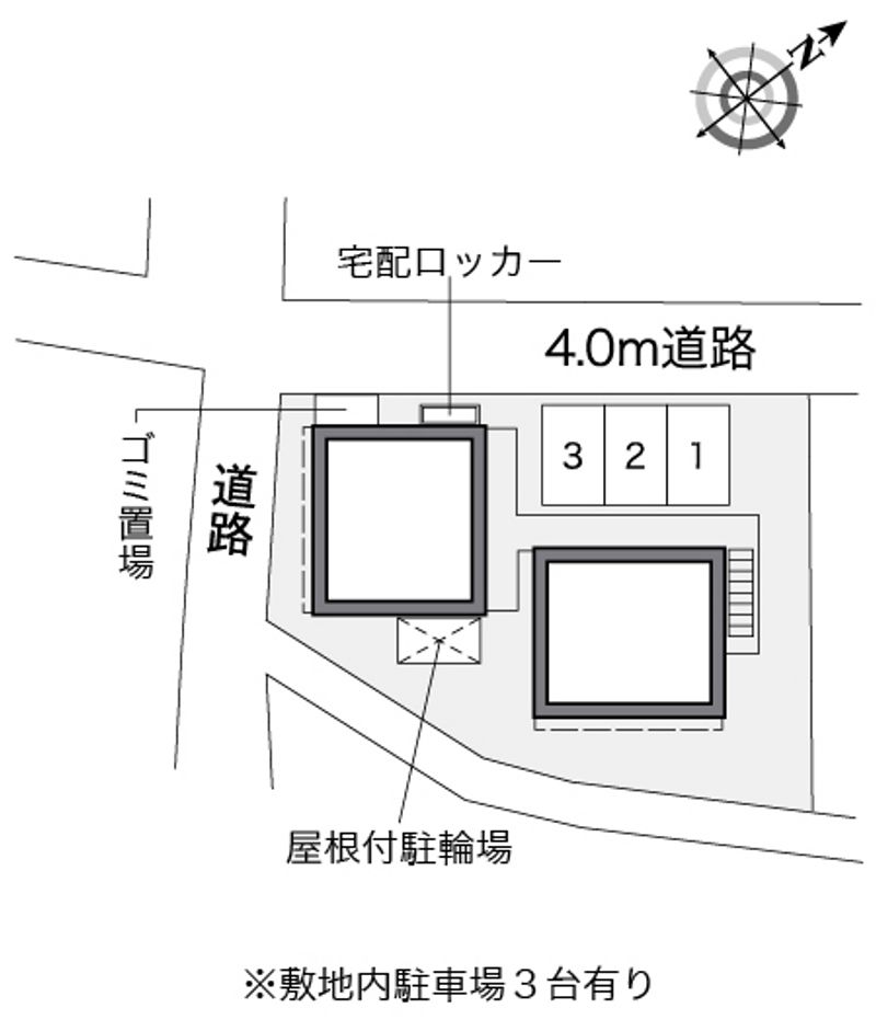 レオパレスアンジェ 配置図