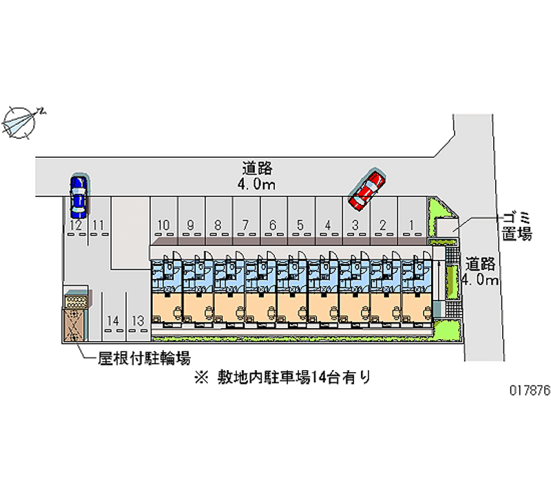 レオパレスコンフォート赤羽根 月極駐車場