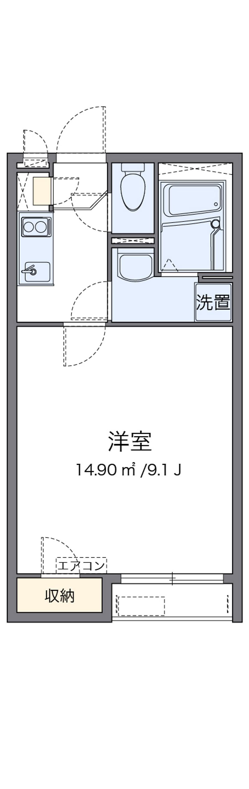 クレイノプランドール 間取図