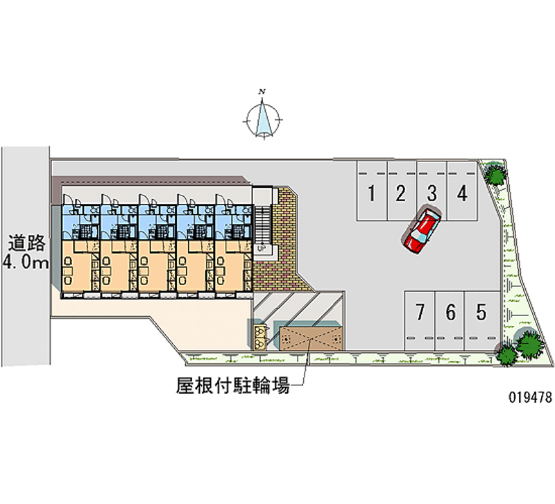 19478月租停車場