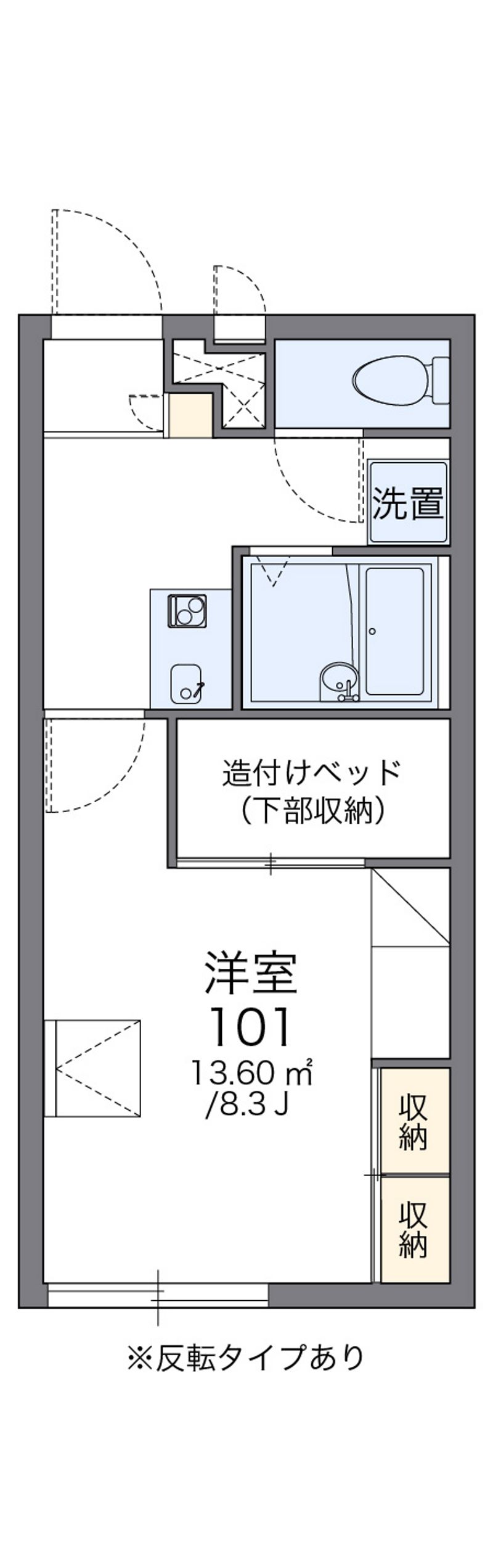レオパレスグローリーⅡ 間取図