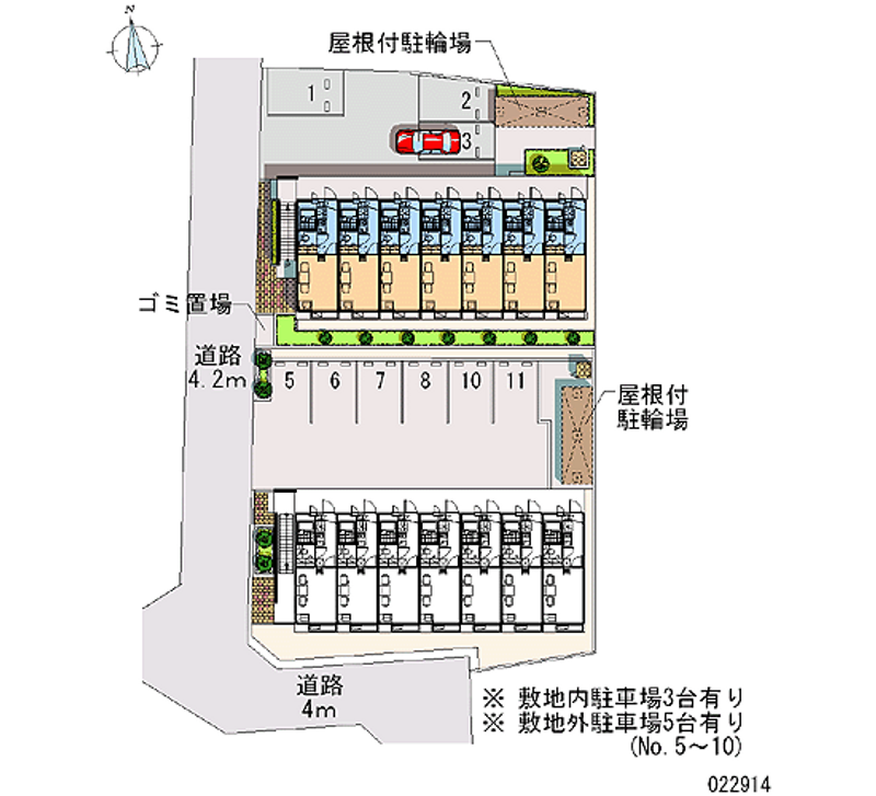 22914月租停車場