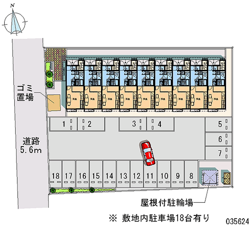 35624 Monthly parking lot