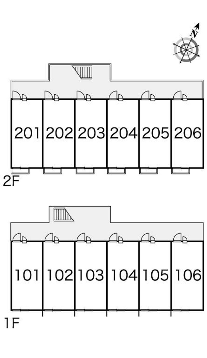 レオパレスコンフォート 間取配置図