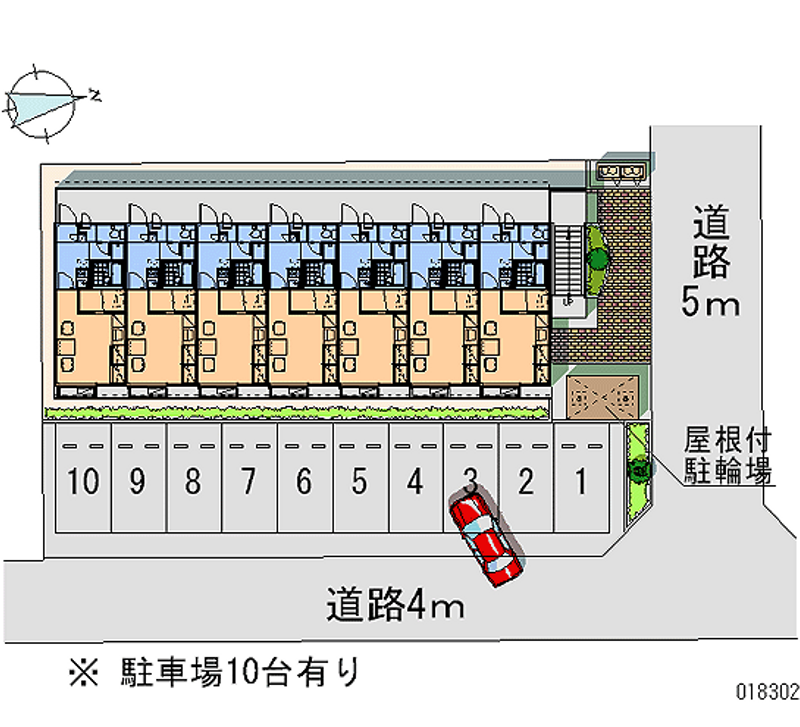 18302 Monthly parking lot