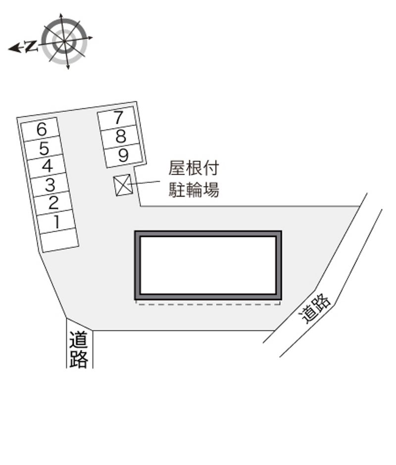 レオパレス後城 配置図