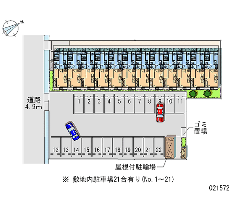 21572 bãi đậu xe hàng tháng