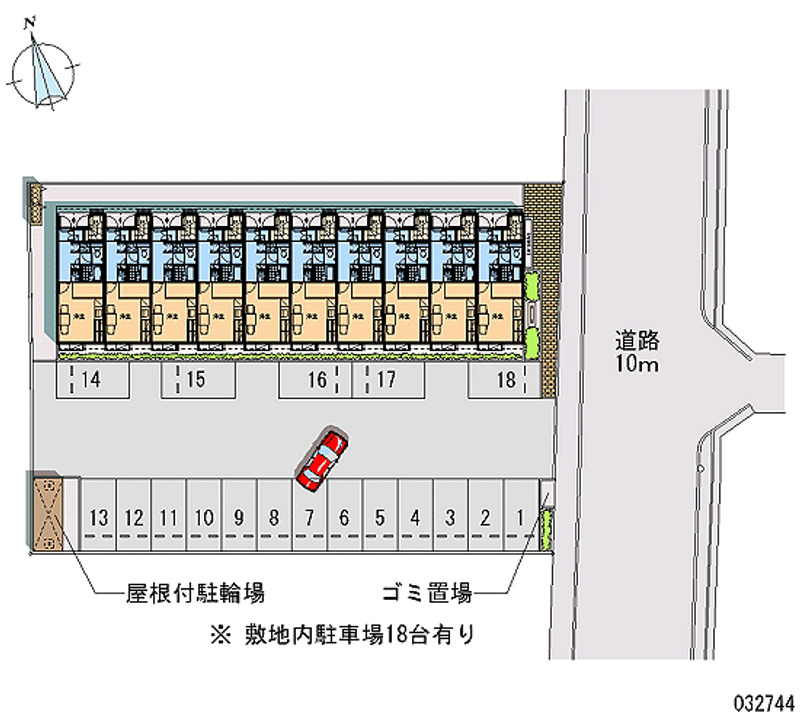 レオパレスノア都城 月極駐車場