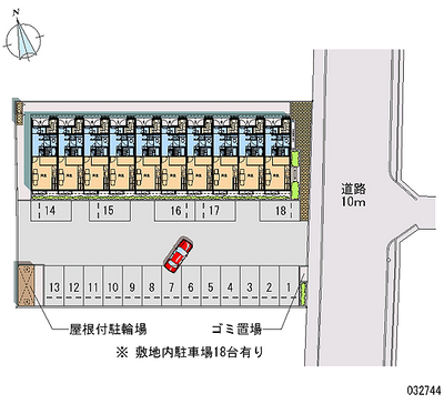 32744 Monthly parking lot