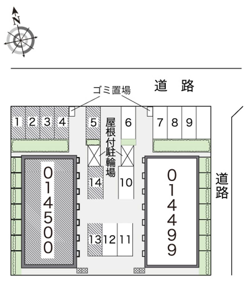 レオパレスＹＡＭＡＤＡｔｗｏ 配置図