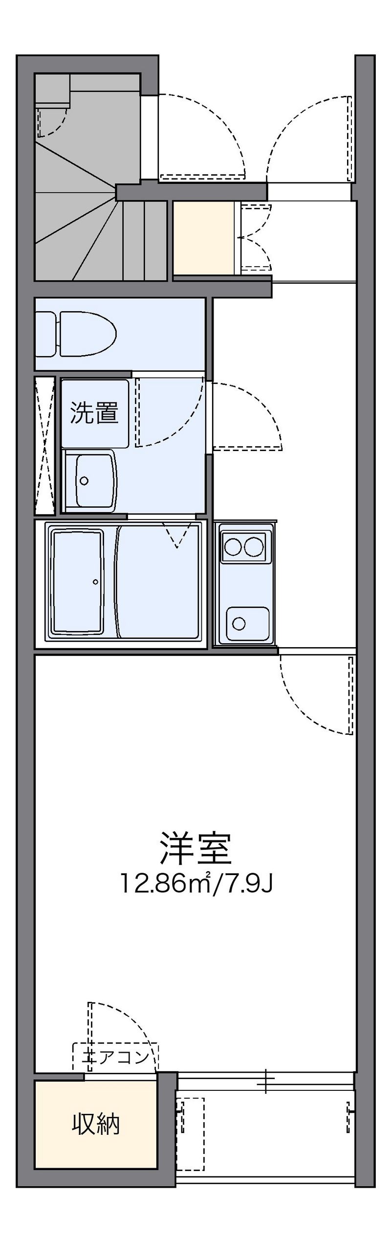 レオネクスト上河原 間取図