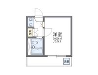 レオパレスシェモアⅠ 間取り図