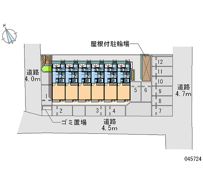 45724月租停车场